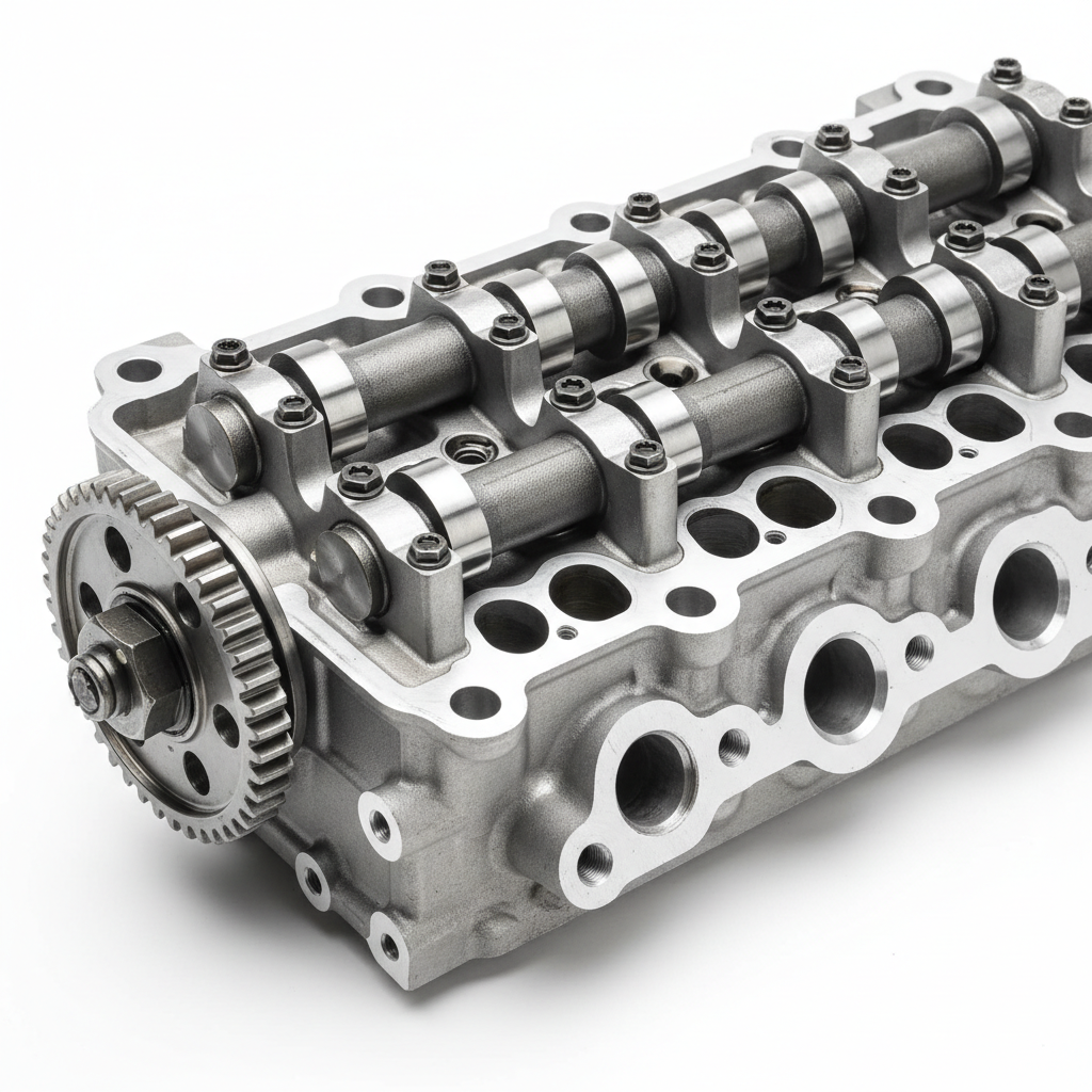 BMW N52 Cylinder Head - Detail Close-up