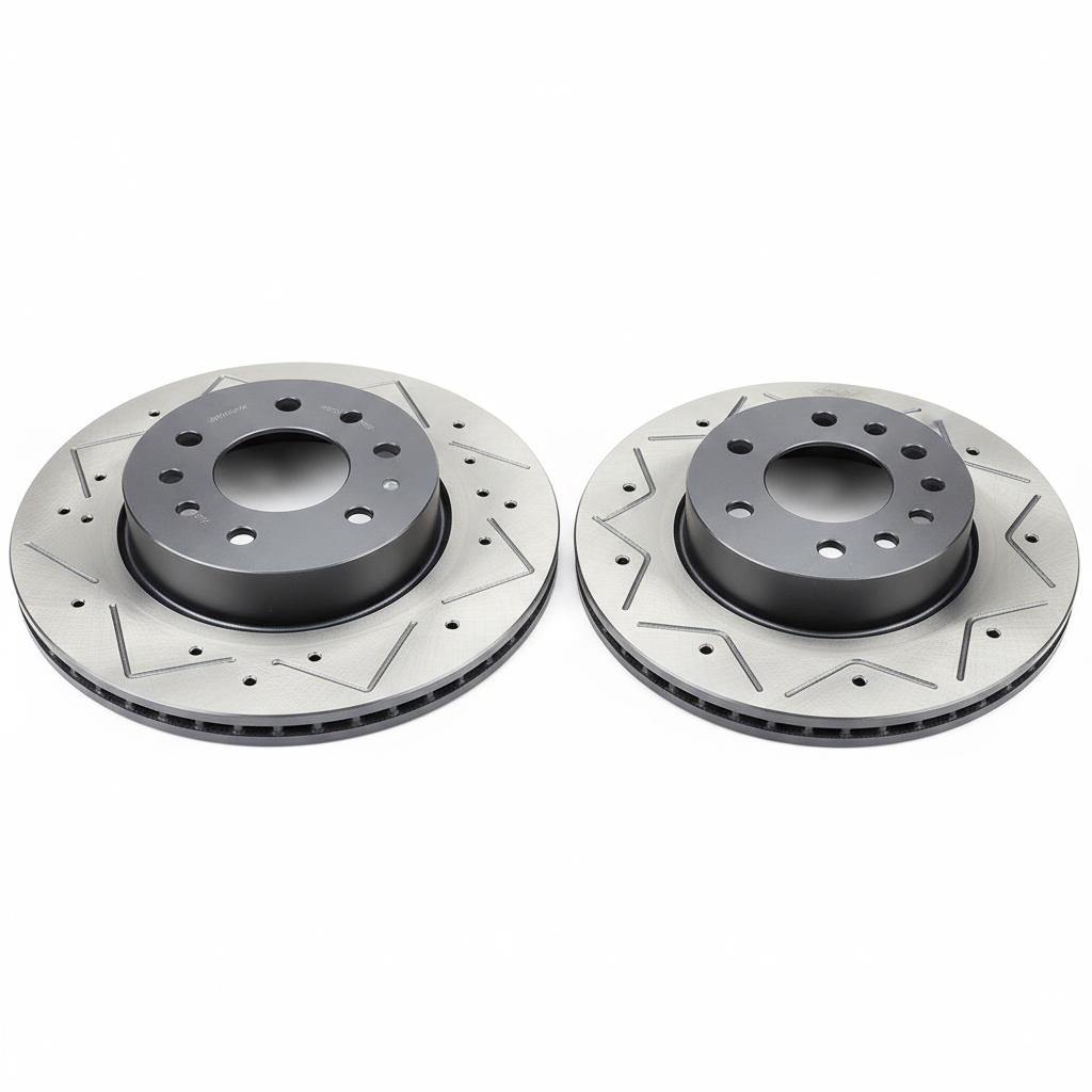Brake Disc Rotors – Vented Front & Rear Pair