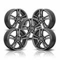 17 inch 5-Spoke Gunmetal Alloy Wheel Set