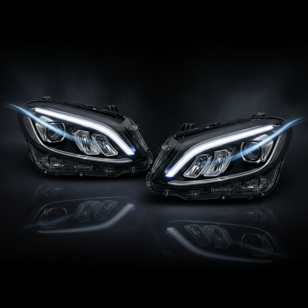 Mercedes-Benz E-Class LED Headlight Set Pair W212 Facelift