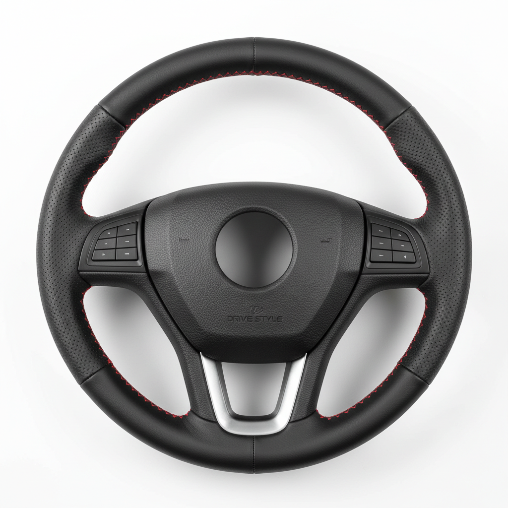 Leather Steering Wheel Cover