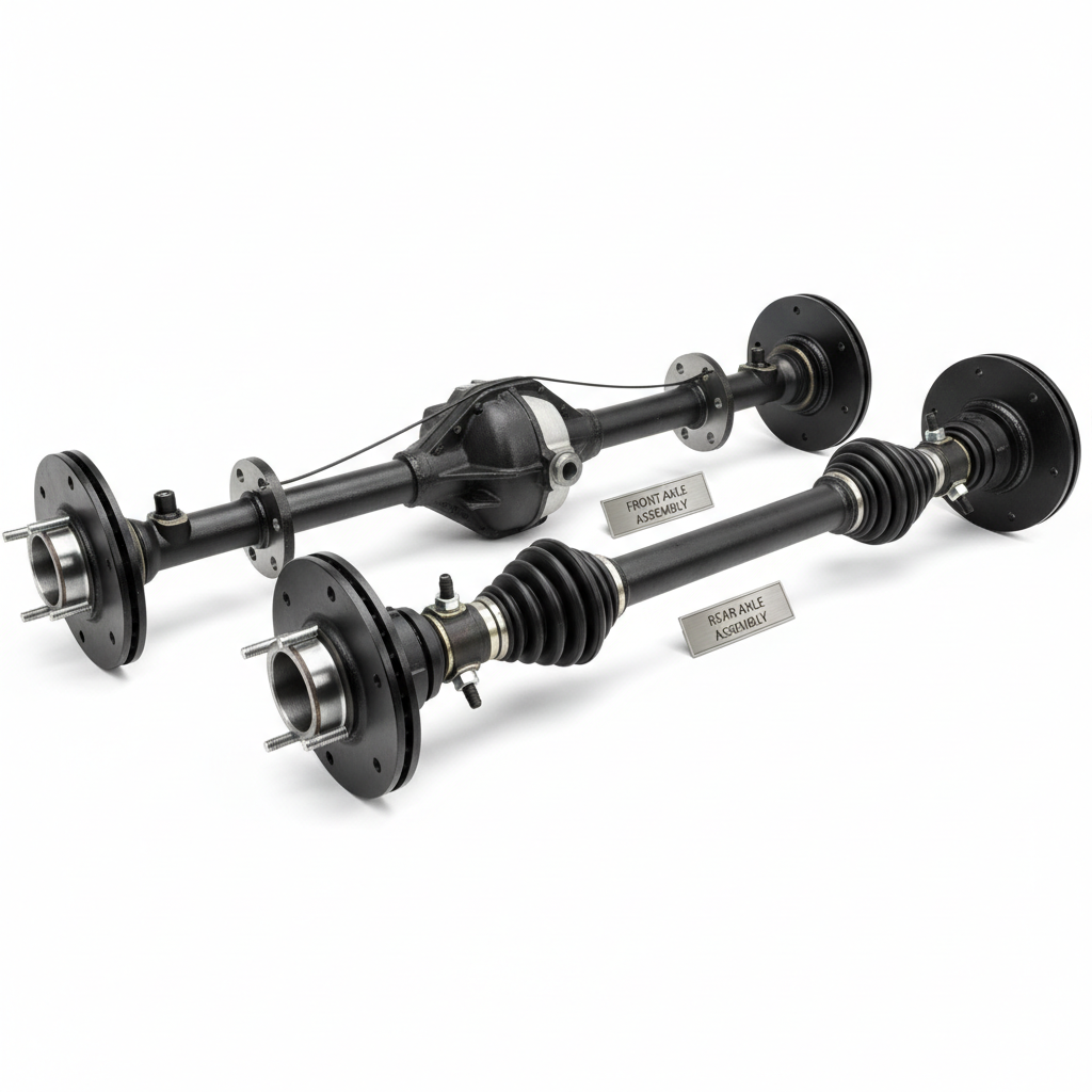 Axle Assembly Complete Front Rear Replacement